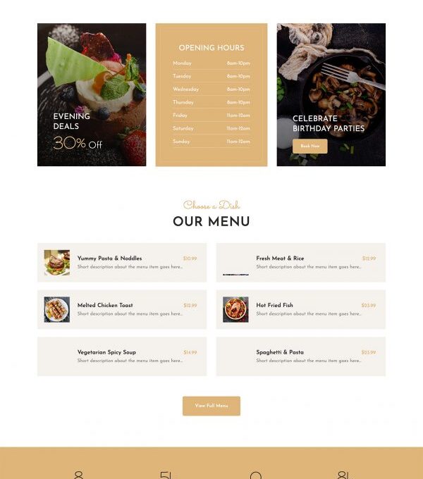 Ristoly Restaurant Template kit - Image 2