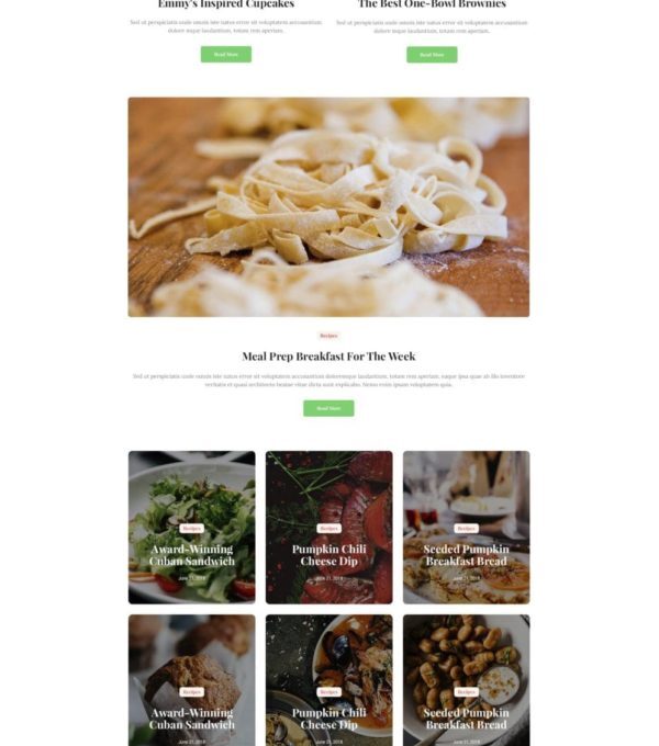 Especio Food Blog Elementor Template kit - Image 18