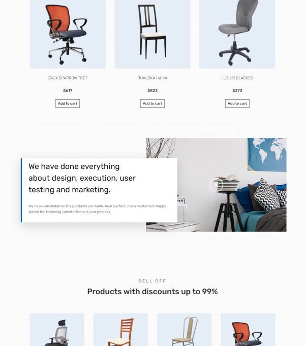 Furnatur Furniture Ecommerce Template kit