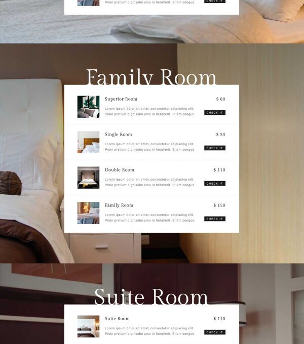 Nicdark Hotel Booking Template kit