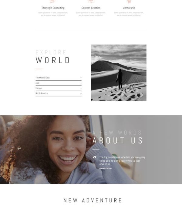 Vagabonds Travel Blog Template kit - Image 12