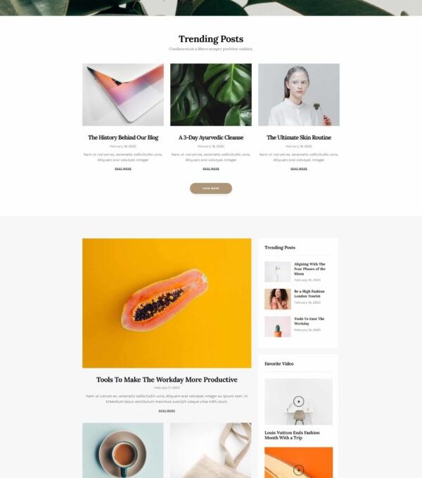 Katelyn Modern Blog Template kit - Image 6