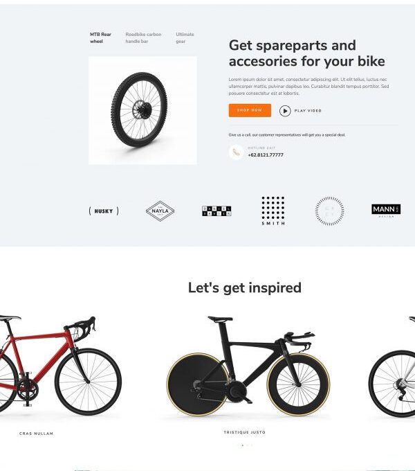 Colson Bike Woocommerce Elementor Template kit