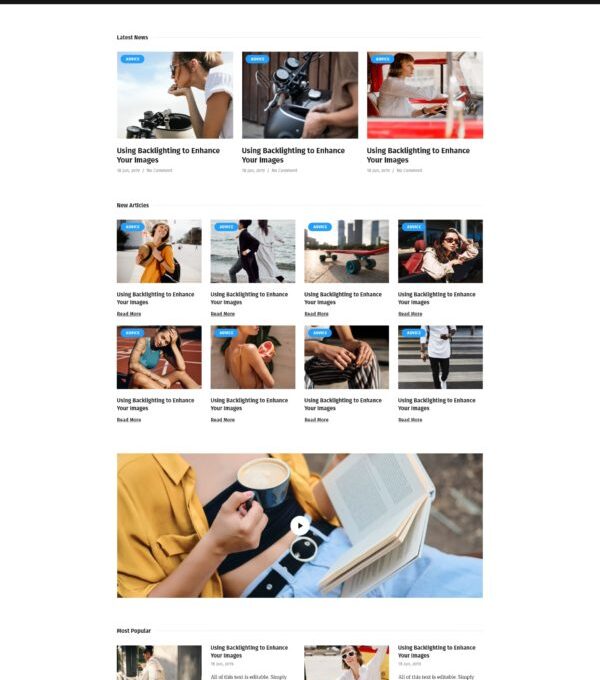 Blabber Modern Blog Magazine Elementor Template Ki - Elementor Template Kit - Image 35