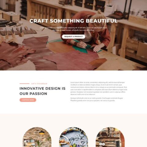 Craftso Crafting Elementor Template kit