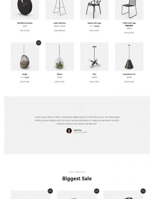 Dexor Furniture and Decor Shop Template kit