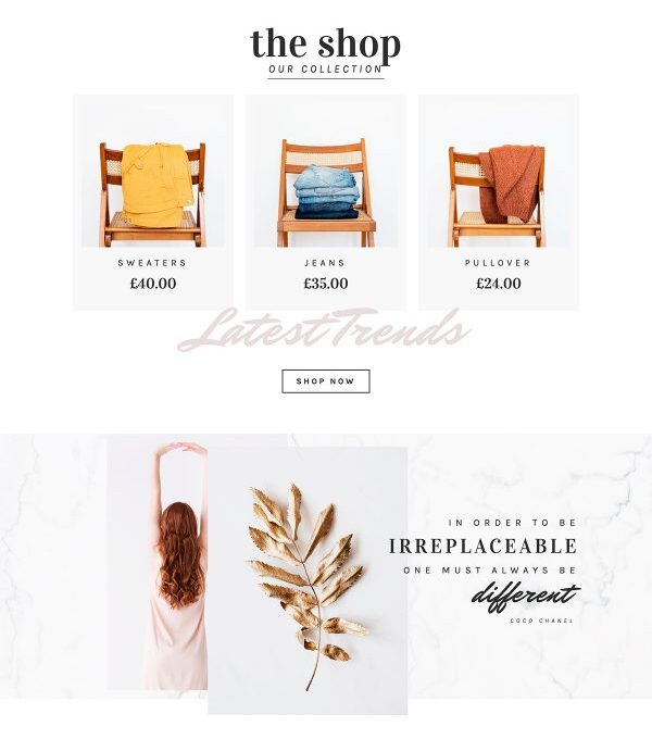 Fashion Feel Woocommerce Elementor Template kit