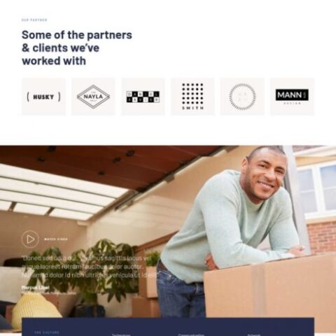 Albion Moving Company Elementor Template kit