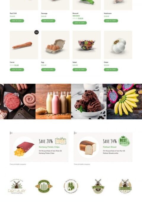 Allfresh Grocery Store Template kit