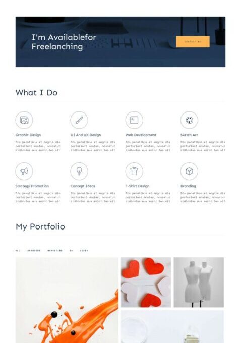 Lynx Resume and Cv Elementor Template kit - Image 10