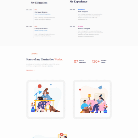Prokit Personal Portfolio Elementor Template kit