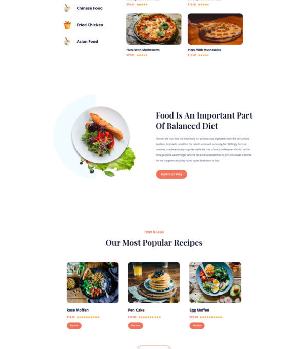 Foodkit Food Ordering Delivering Elementor Templat - Elementor Template Kit