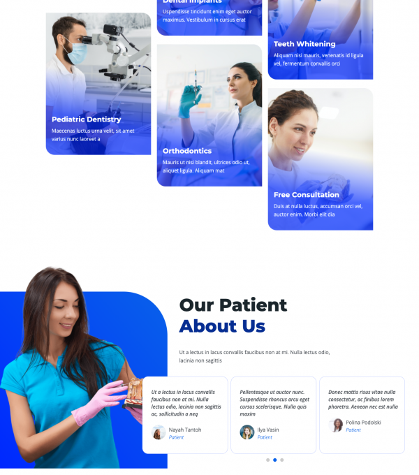 Dentino Dental Clinic Template kit