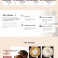 Justcoffee Cafe and Coffee Elementor Template kit