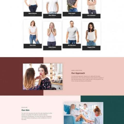Arton Beauty Spa Salon Template kit