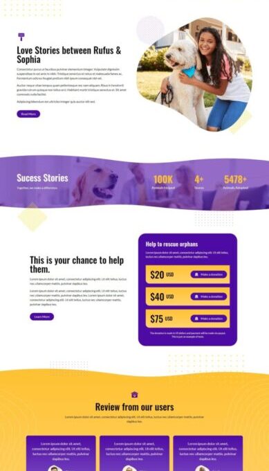 Adopt Adoption Service Charity Elementor Template - Elementor Template Kit