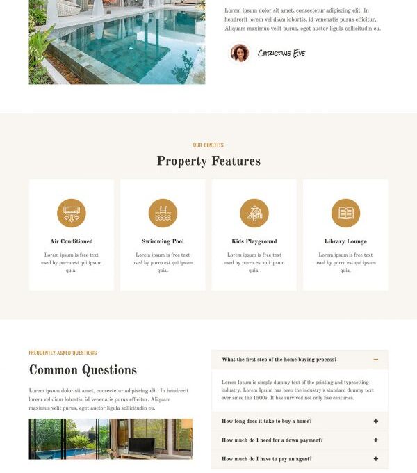 Piltos Single Property Elementor Template kit - Image 3