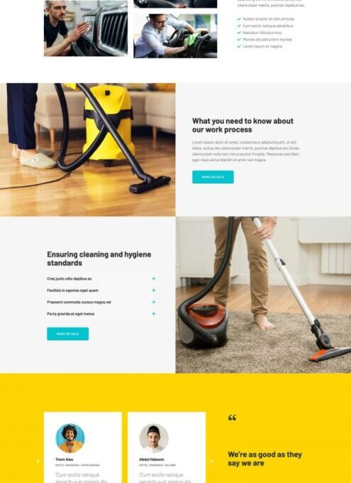 Cleanco Cleaning Service Company Template kit