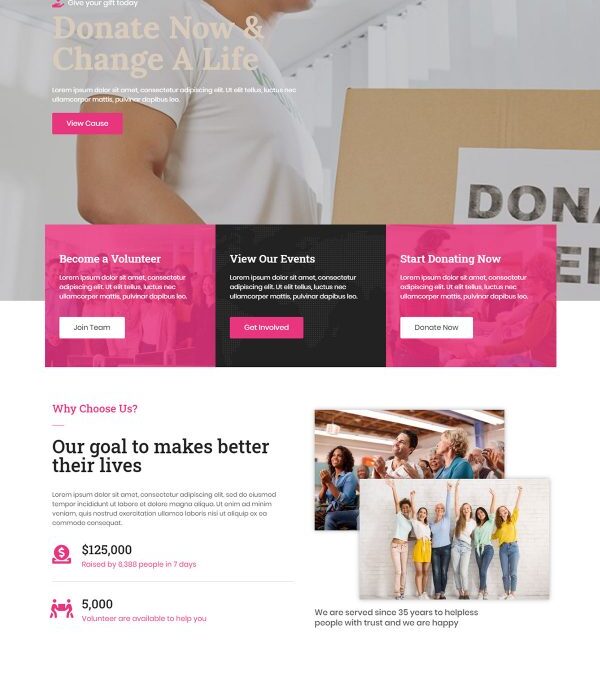 Ngoo Non Profit Charity Template kit