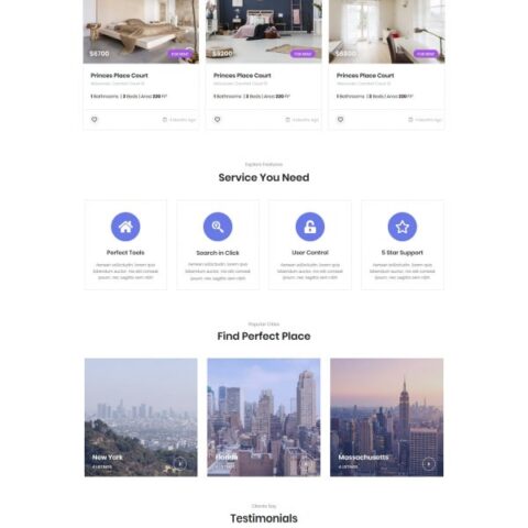 Selio Real Estate Directory Template kit