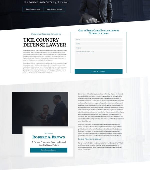 Ukila Lawyer Attorney Template kit for Elementor