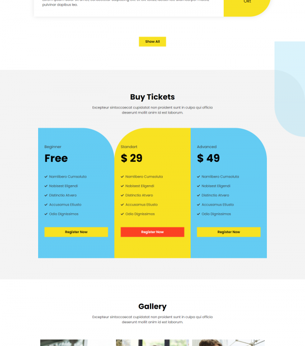 Ivent Event Conference Template kit