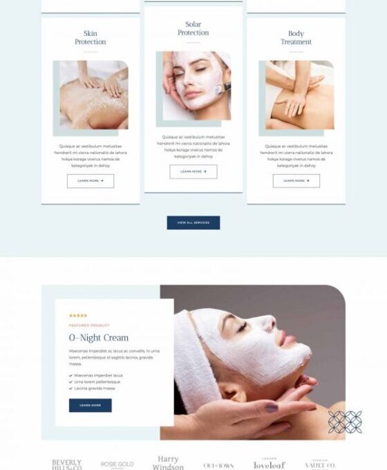 Lure Modern Dermatology Template kit - Image 3