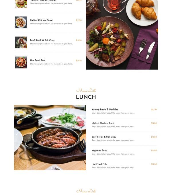 Ristoly Restaurant Template kit - Image 6