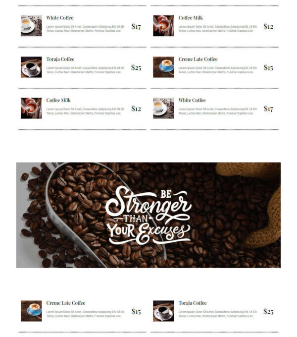 Coffeekup Cafe Coffee Shop Elementor Template kit - Image 8