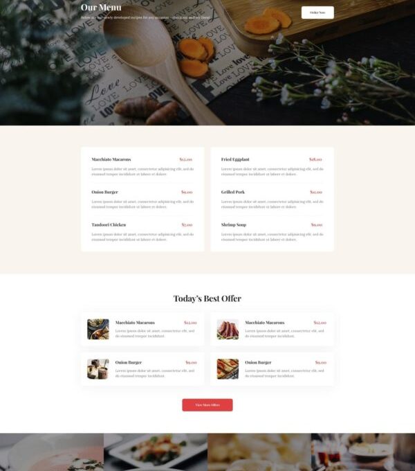 Especio Food Blog Elementor Template kit - Image 9