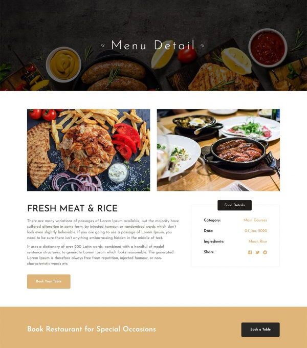 Ristoly Restaurant Template kit - Image 10