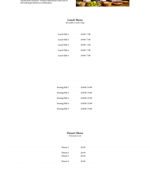 Cafe No 1 Cafe Restaurant Template kit - Image 8