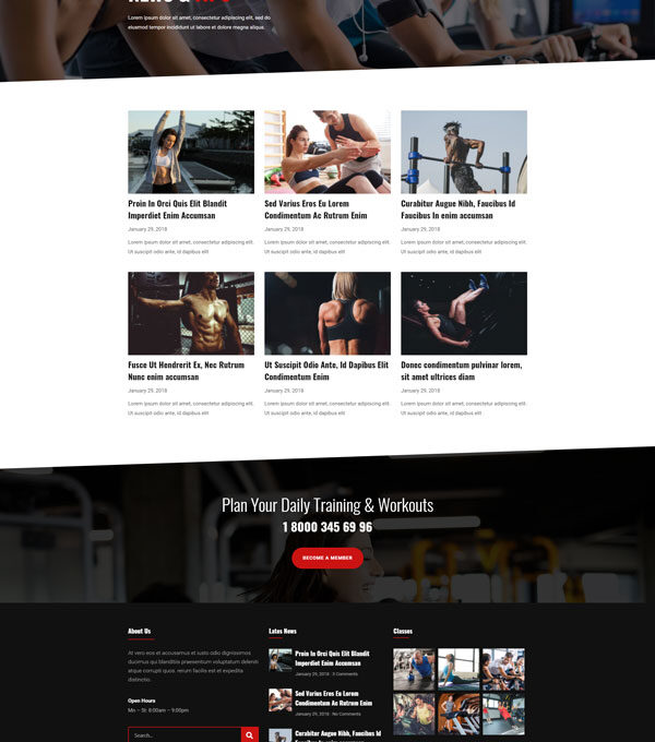 Maco kit Gym Fitness Elementor Template kit - Image 11