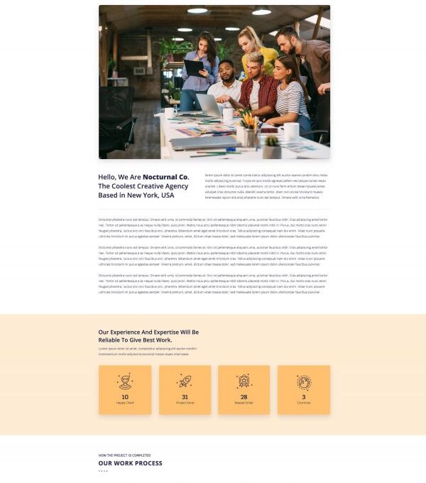 Nocturnal Creative Agency Elementor Template kit - Image 6