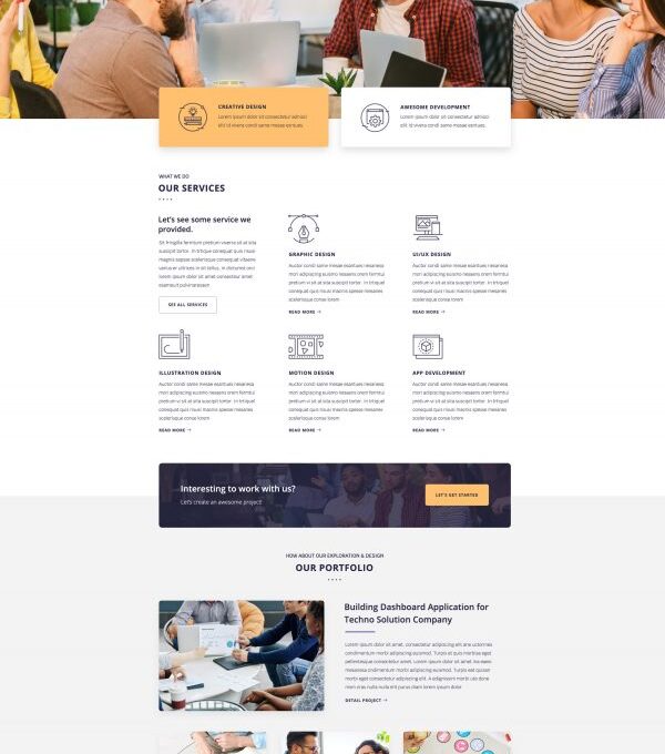 Nocturnal Creative Agency Elementor Template kit