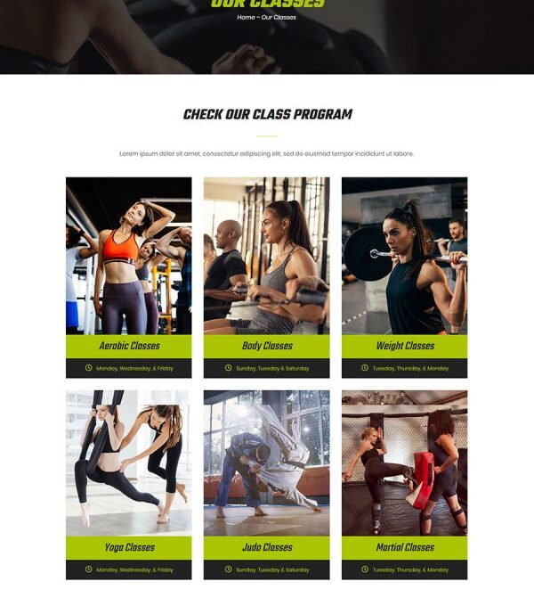 Fitx Fitness Gym Template kit - Image 6