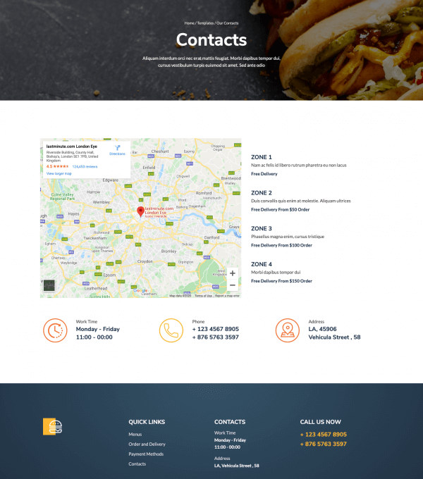 Burgos Street Food Elementor Template kit - Image 11