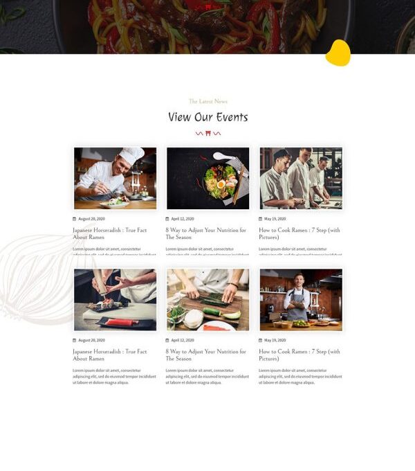 Kodai Asian Restaurant Elementor Template kit - Image 4