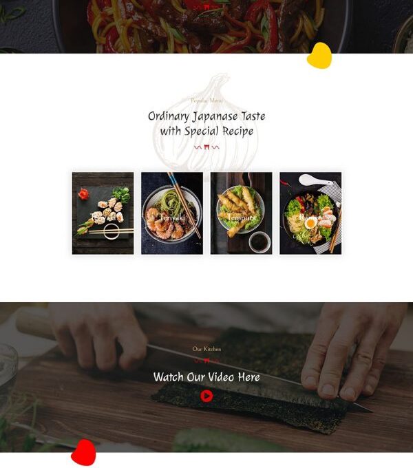 Kodai Asian Restaurant Elementor Template kit - Image 9