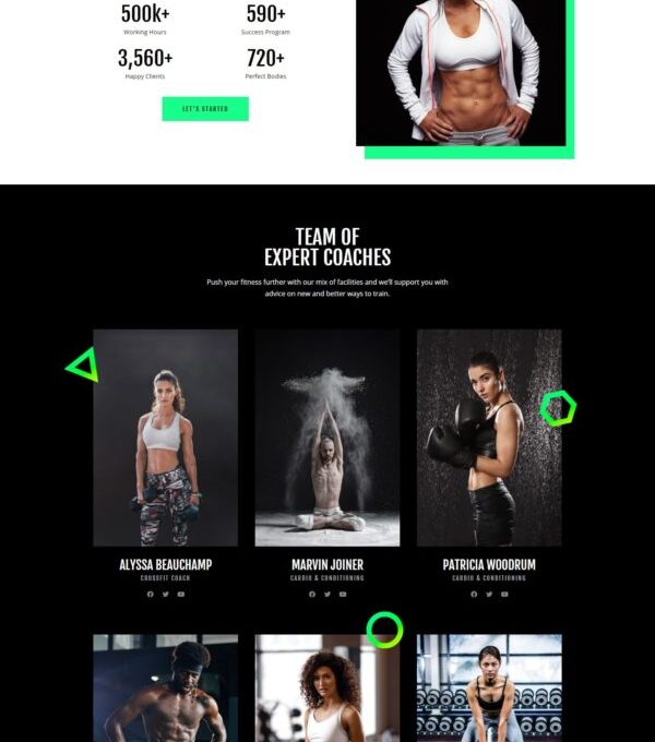 Crossgym Gym Fitness Elementor Template kit - Image 7