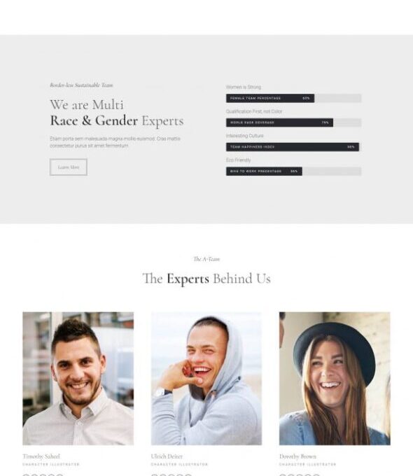 Noemi Creative Agency Portfolio Template kit - Image 8