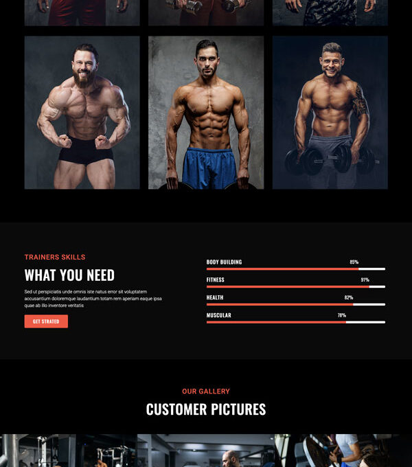 Gympact Fitness Gym Elementor Template kit - Image 15