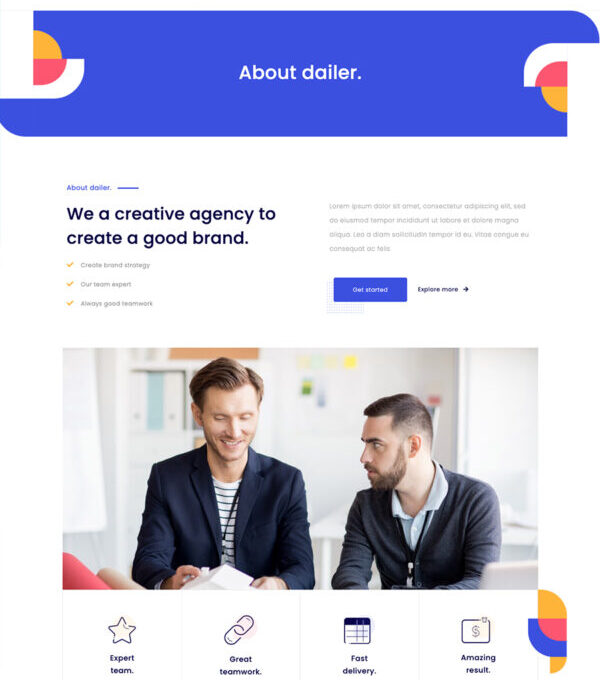 Dailer Startup Elementor Template kit - Image 9