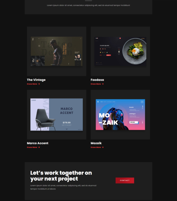 Agetha Creative Portfolio Template kit - Image 7