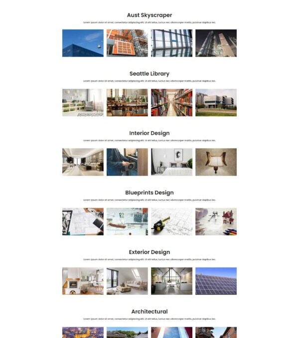 Halse Architecture Interior Design Elementor Templ - Elementor Template Kit - Image 3