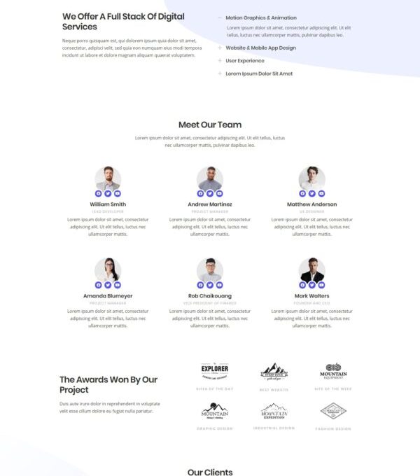 Burto Saas Digital Agency Elementor Template kit - Image 8