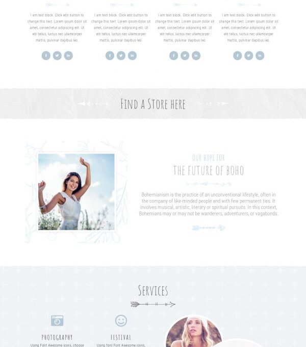 Boho Babe Elementor Template kit - Image 35