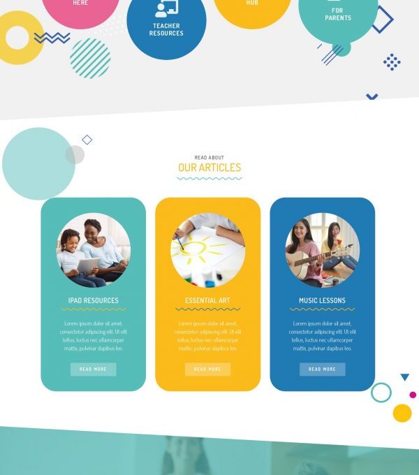 Home School Elementor Template kit