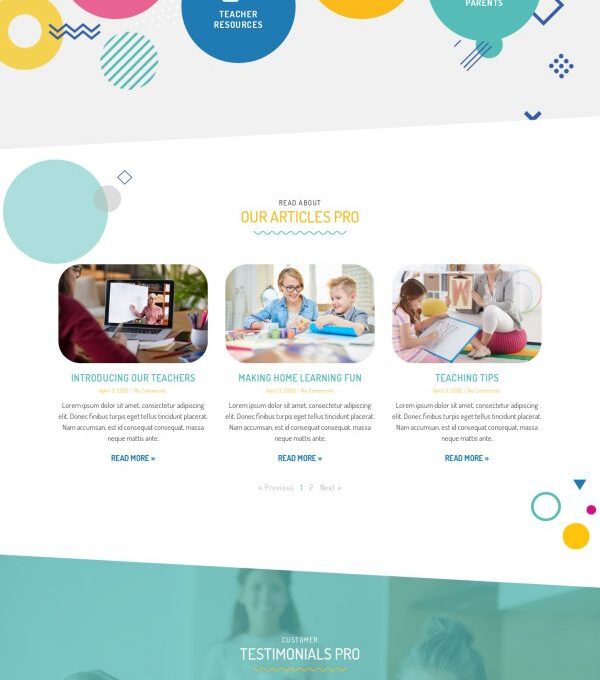 Home School Elementor Template kit - Image 24