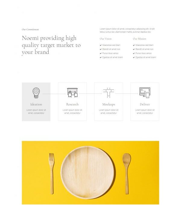 Noemi Creative Agency Portfolio Template kit - Image 3